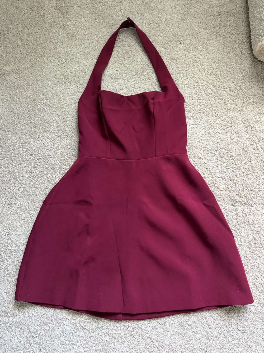 Saints & Secrets Wine Red Mady Mini Dress Billy J Boutique